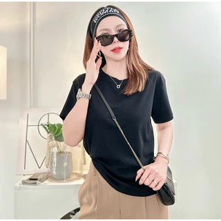 (012ก) พร้อมส่ง*ป้ายDeezyy เสื้อยืดผ้ายูนิโคแขนสั้น Basic ขยายไซร์ใส่สบาย
