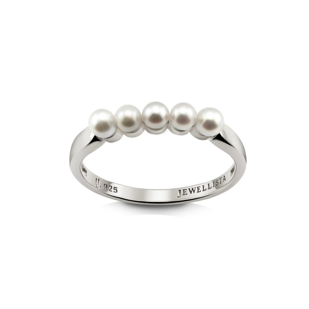 [Clearance] Jewellista แหวนเงินแท้ 925 ประดับไข่มุกน้ำจืดแท้ รุ่น Oaklyn