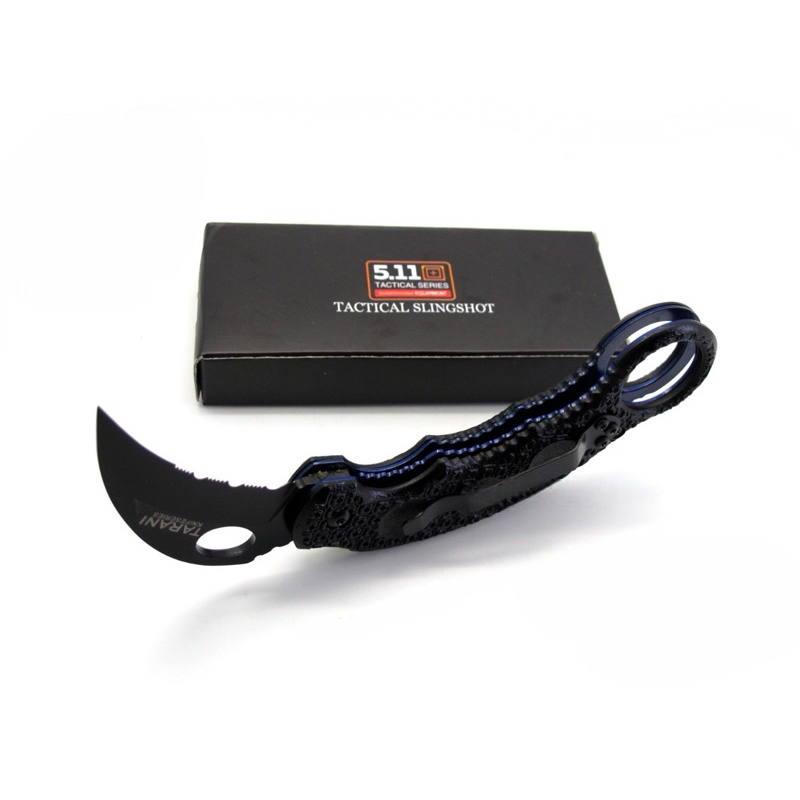 🇨🇳 5.11+ Karambit Folding Knife TARANI KNIFE SERIES no.X14 Tactical Slingshot