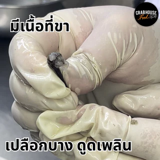 Crabhousefood-ปูแสมดองน้ำปลากวนเกรด B+ เนื้อแน่น สด แต่ไม่ได้คัดมันปู ขนาด 1 KG. (ส่งด้วยรถห้องเย็น)