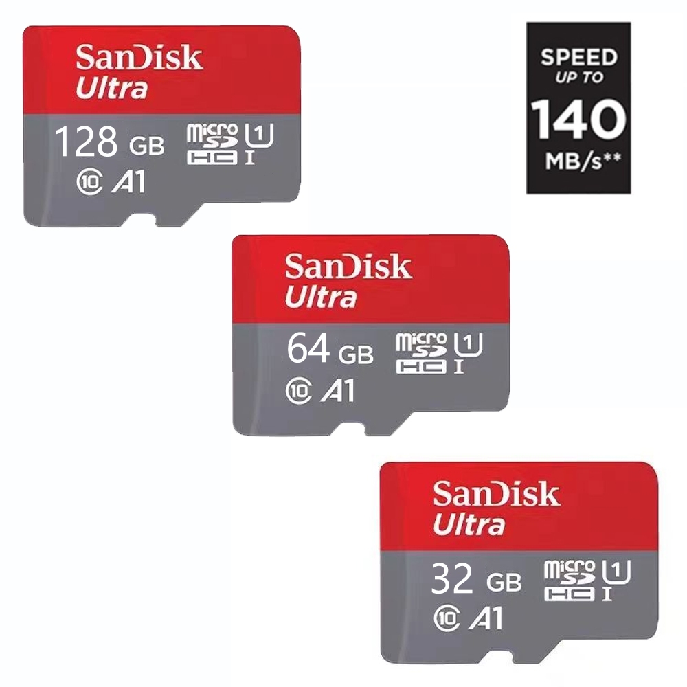 SanDisk Extreme Pro micro SD Card 128GB 64GB 32GB การ์ดหน่วยความจำ A1 โทรศัพท์ เมมโมรี่การ์ด