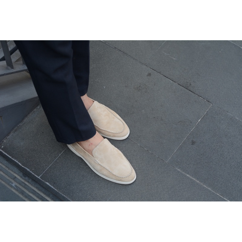 822 Arcobareno Classic Slip-on Suede Lamb beige