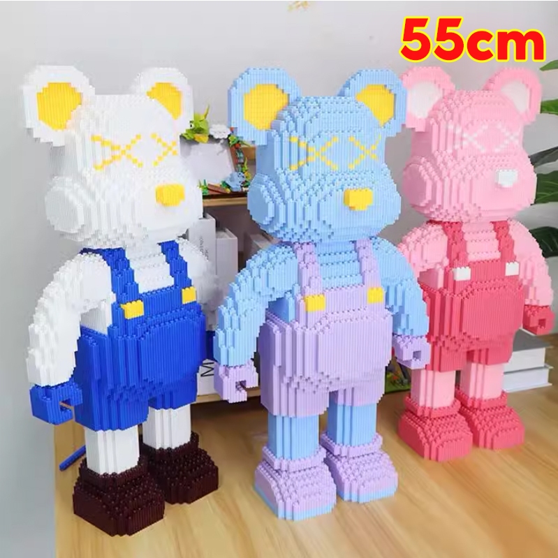 บล็อกตัวต่อ [พร้อมส่ง] รูปหมียักษ์ แฮนด์เมด ขนาดเล็ก 55 ซม. ของเล่นเสริมการเรียนรู้เด็ก DIY