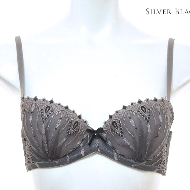 Annebra บราเสริมทรง ตะขอหลัง ทรง1/2เต้า มีโครง เสริมฟองน้ำ Extra Lift Foam Bra รุ่น AB1-545 สีเทา , สีน้ำตาล - รูปที่ 2