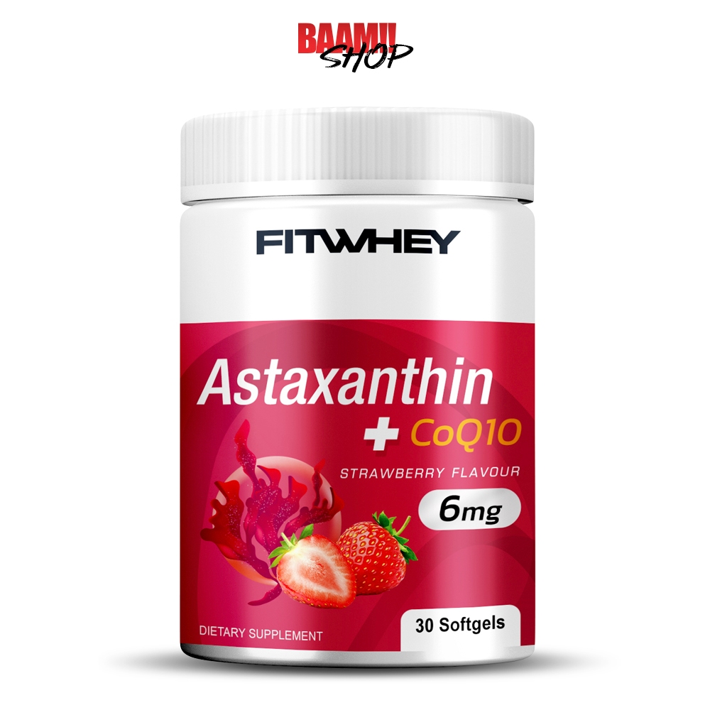 FITWHEY Astaxanthin 6mg + CoQ10