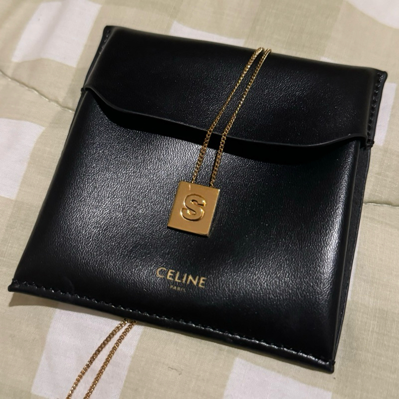 สร้อย Celine Necklace Alphabet S
