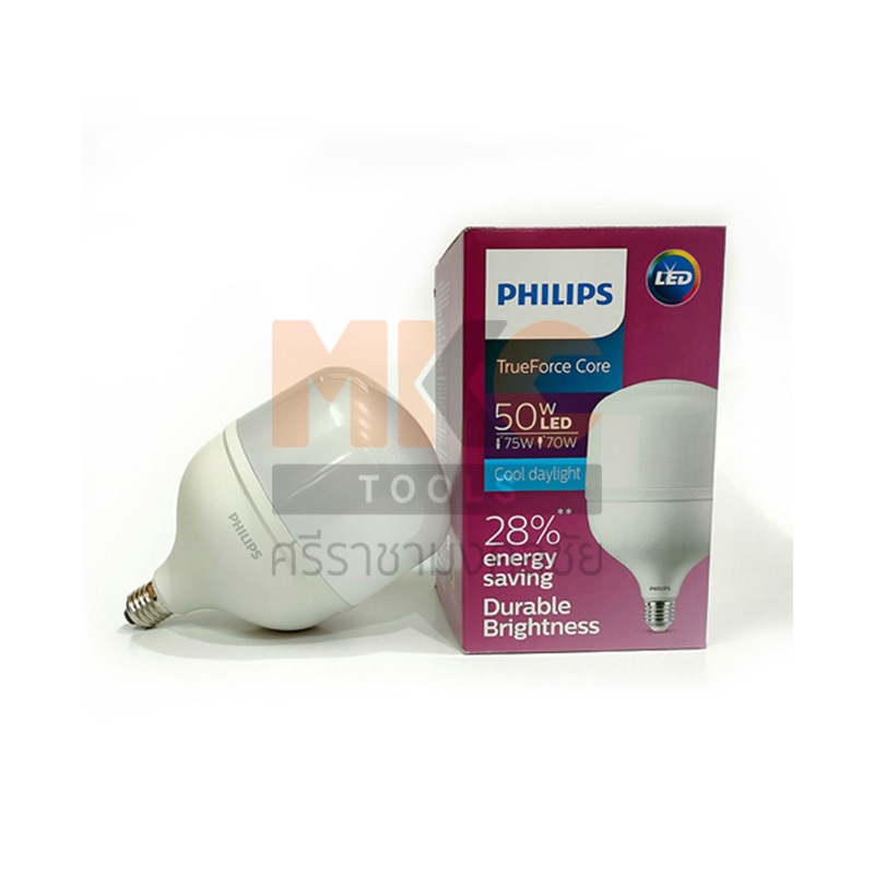 PHILIPS หลอด Tforce Core HB MV ND 50W/865 E40 5000LM