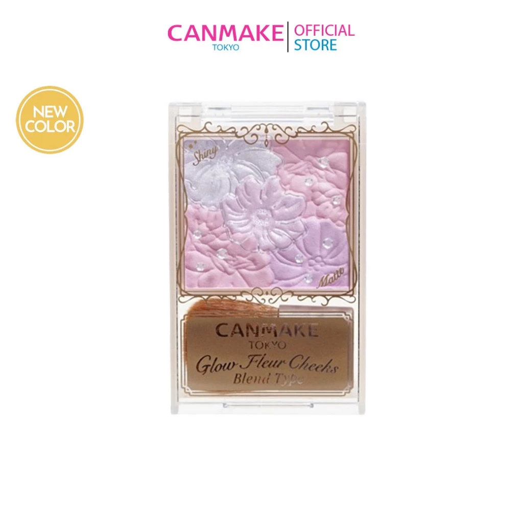 CANMAKE Glow Fluer Cheeks Blend Type บลัชดอกไม้ มุก-แมตต์ thumbnail 6