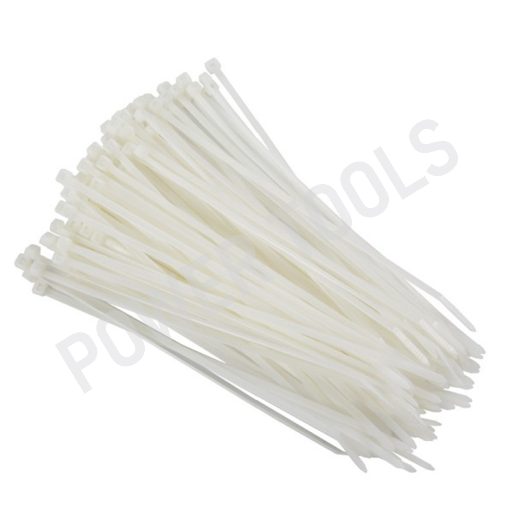 เคเบิ้ลไทร์ สีขาว / สีดำ 4 นิ้ว / 6 นิ้ว / 8 นิ้ว / 10 นิ้ว / 12 นิ้ว / 14 นิ้ว ห่อละ100เส้น - รูปที่ 2