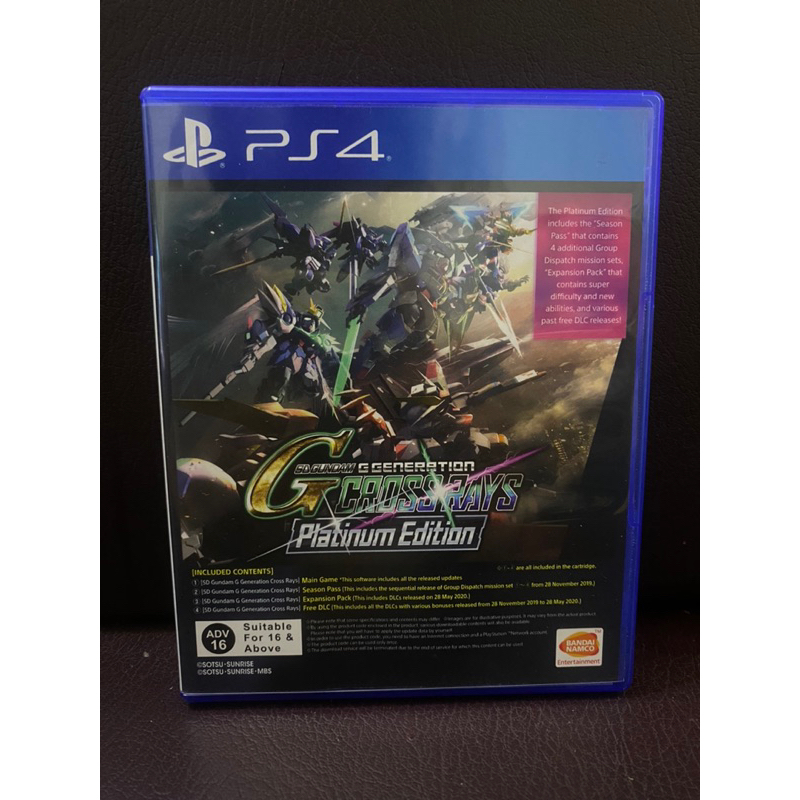 {PS4} : แผ่นเกมส์ Sd gundam g generation cross rays platinum edition (zone3) มือสอง