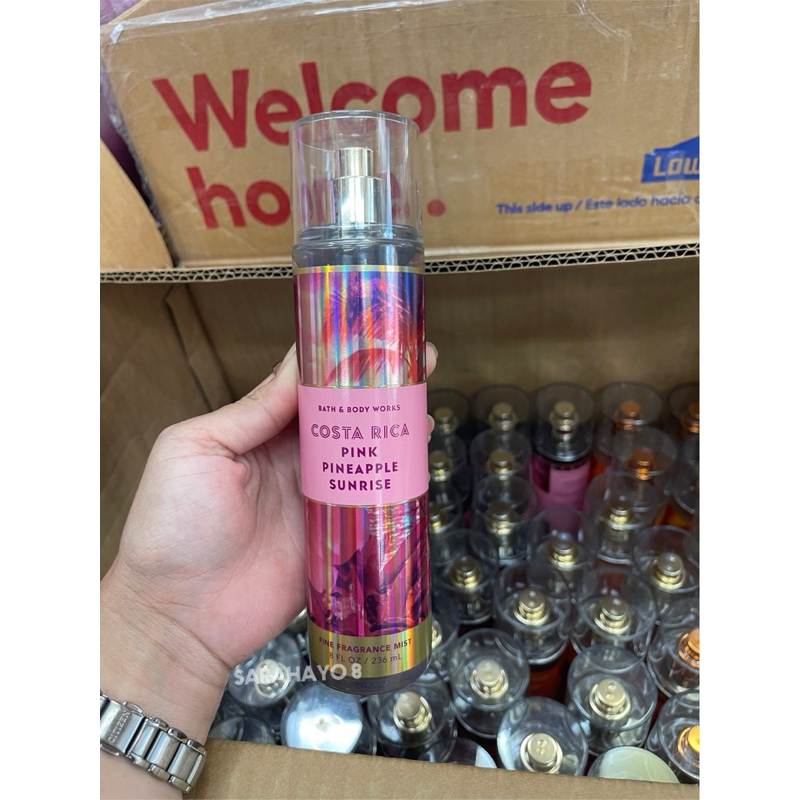 Bath And Body Works Costa Rica Pink Pineapple Sunrise Body Mist 236ml. ของแท้