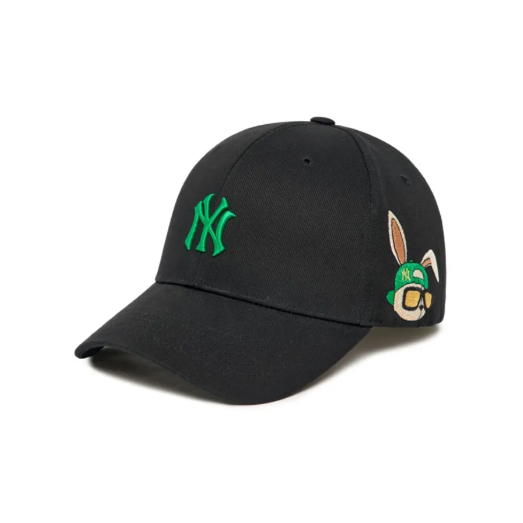 MLB NY หมวกเเก็ปเเฟชั่นรุ่นใหม่ลายกระต่ายน่ารักสวยสไตย์เกาหลีปรับขนาดได้ตามความต้องการ