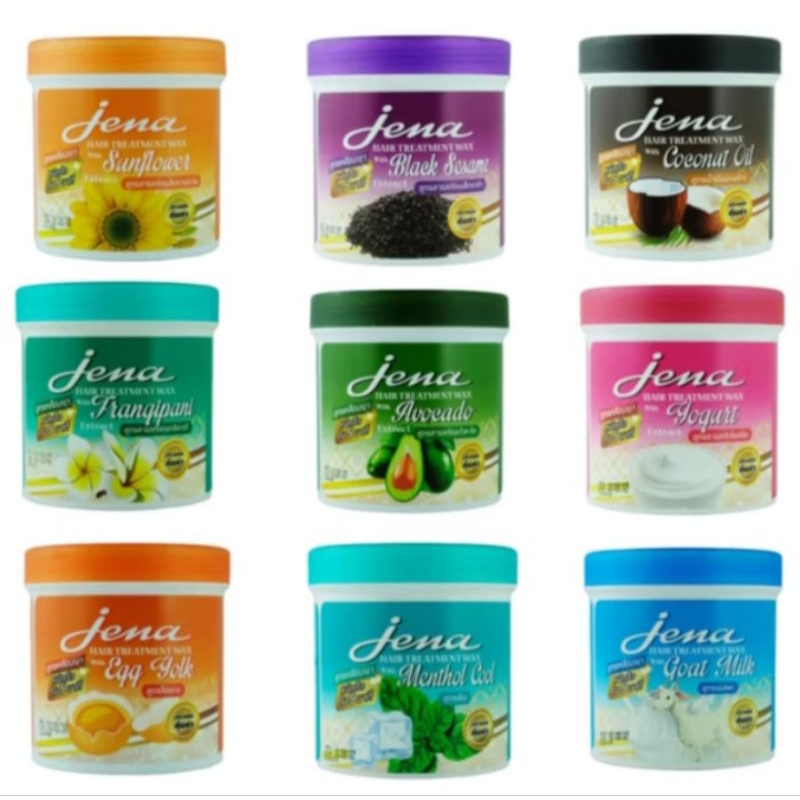 แพ็คคู่ จีน่า แฮร์ ทรีทเม้นท์ แว็กซ์ Jena Hair Treatment Wax