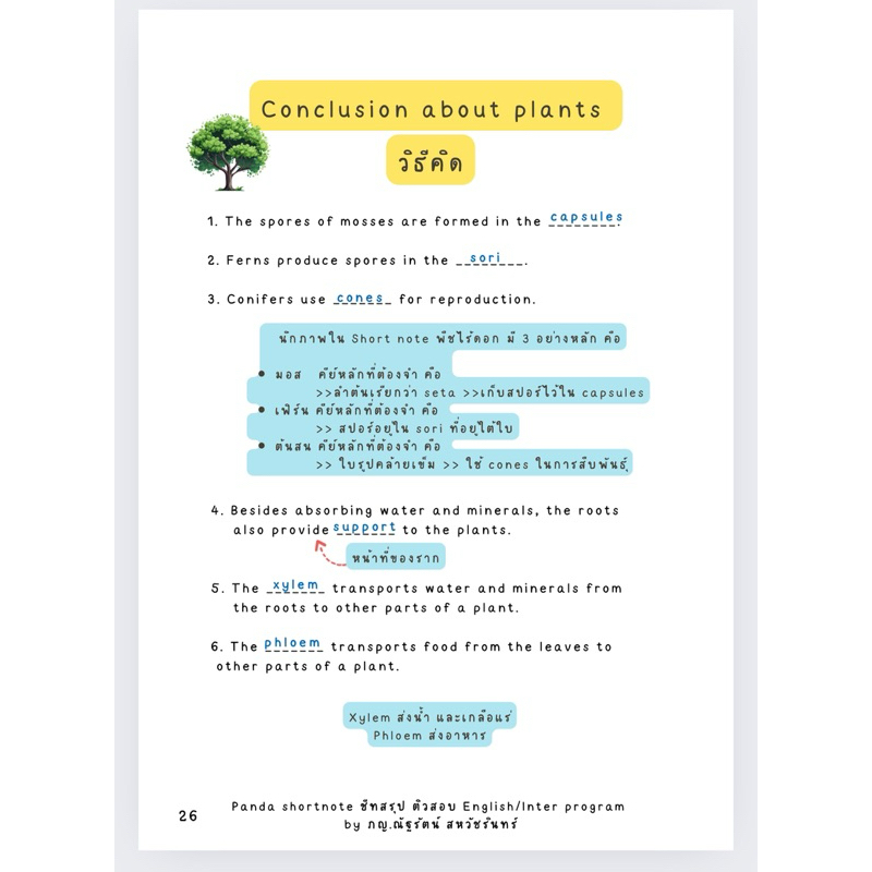 ชีทสรุป science G.4 P.4 วิทยาศาสตร์ ป.4 English/Inter program Book1