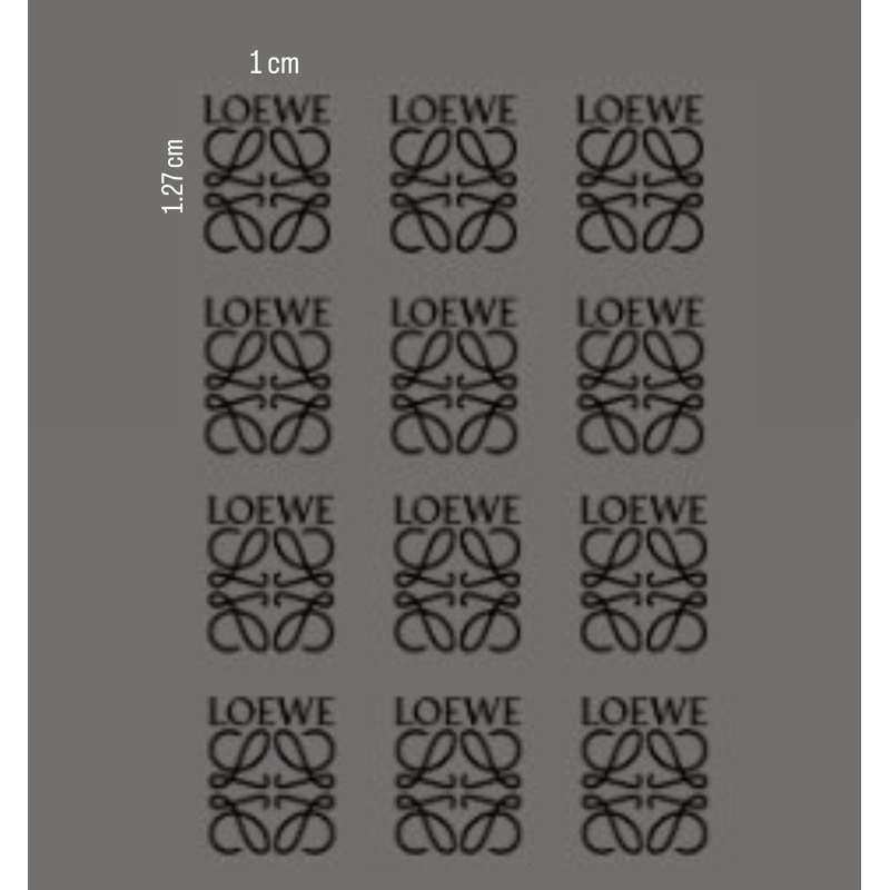 ตัวรีดติดกางเกงตุ๊กตา loewe ตัวรีดร้อน สติกเกอร์รีดติดเสื้อ