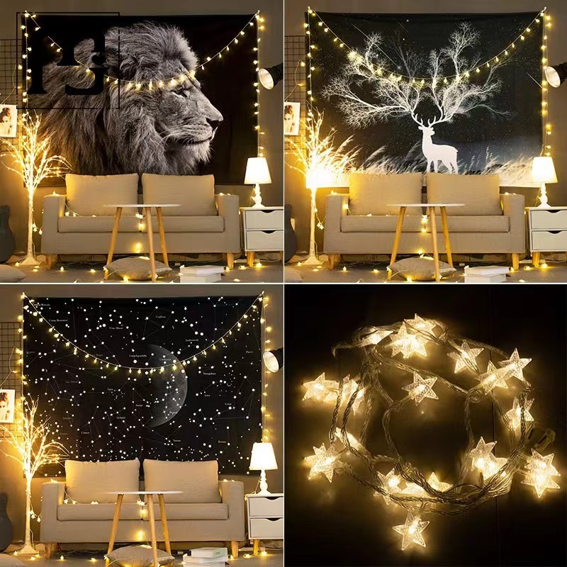 200*150cm ผ้าแขวนผนัง ผ้าตกแต่งผนัง ตกแต่งห้อง ผ้าตกแต่งห้องพิมพ์ลายสวยๆ น่ารักๆ พร้อมอุปกรณ์ติดตั้ง