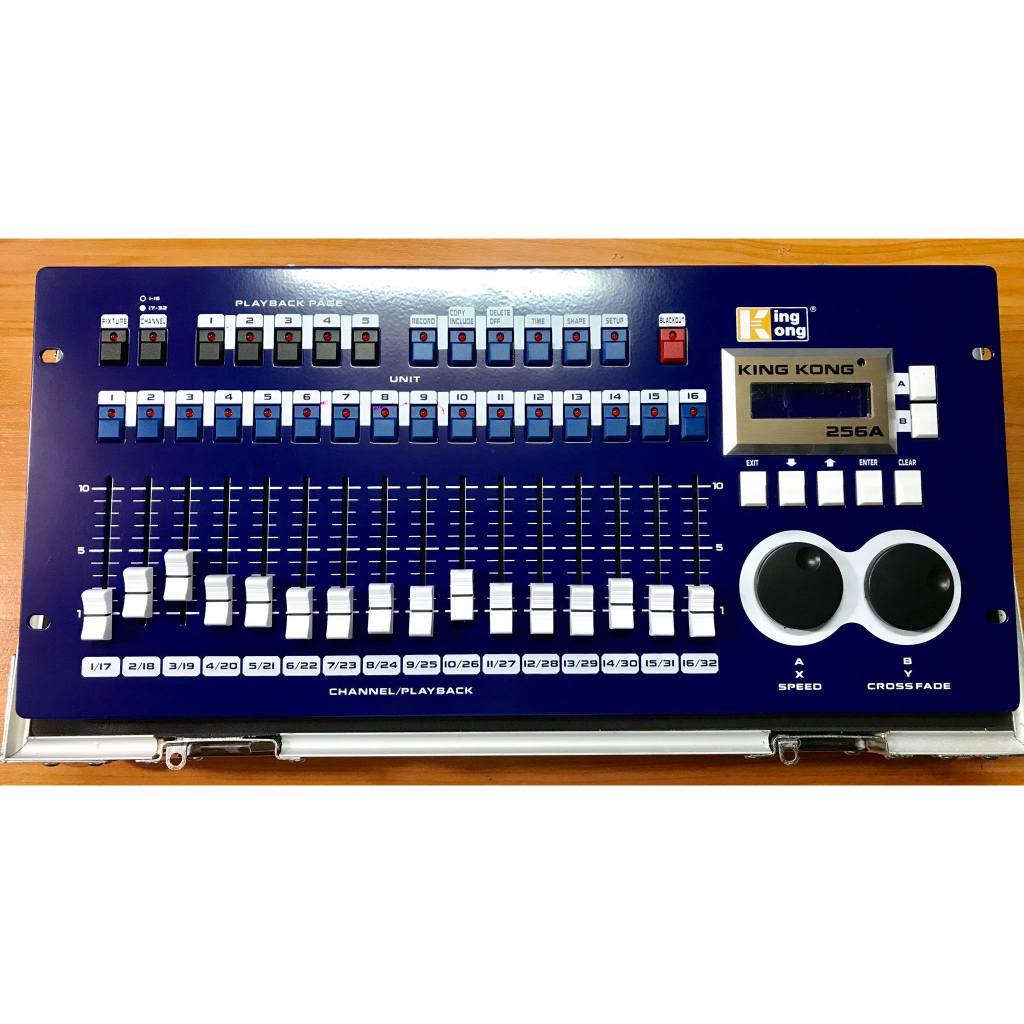 DMX KINGKONG รุ่น KK 256A  บอร์ดคุมไฟเวที สําหรับ Beam Par Moving Led [ มีประกัน ]
