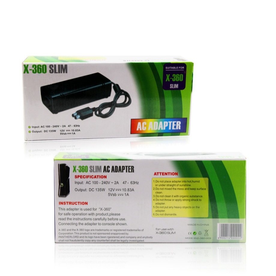 XBOX360 SLIM เครื่องอะแดปเตอร์จ่ายไฟ Fire BullXBOX360 SLIM Fire Bull🎮