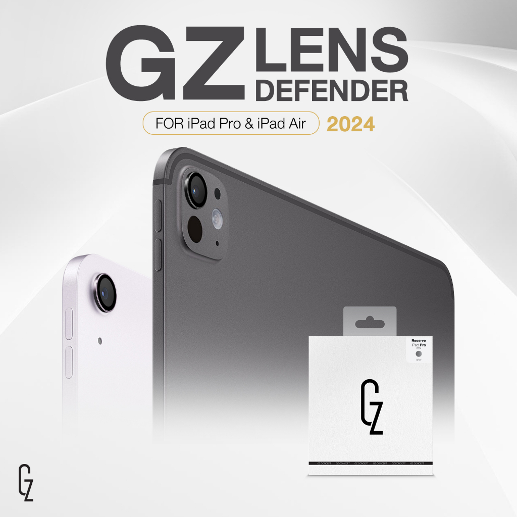 ฟิล์มป้องกันเลนส์กล้อง GZ Lens Defender สำหรับ iPadAir 2024 / iPad Pro 2024