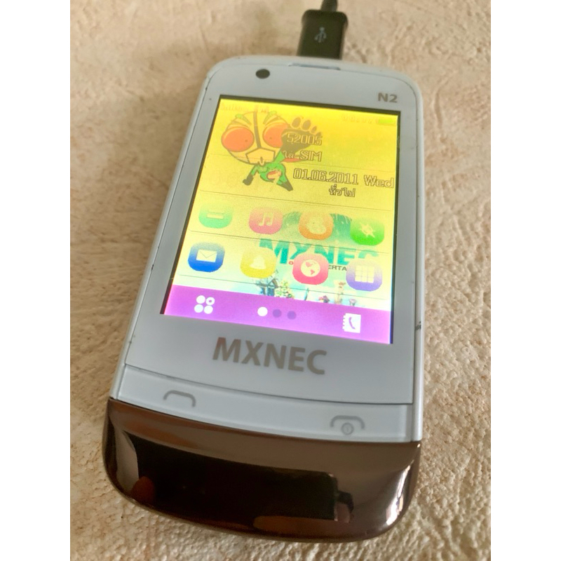 MXNEC N2 Mobile Phone มือถือปุ่มกด แบบสไลด์ ของใหม่ ค้างสต็อก ใช้งานปกติ