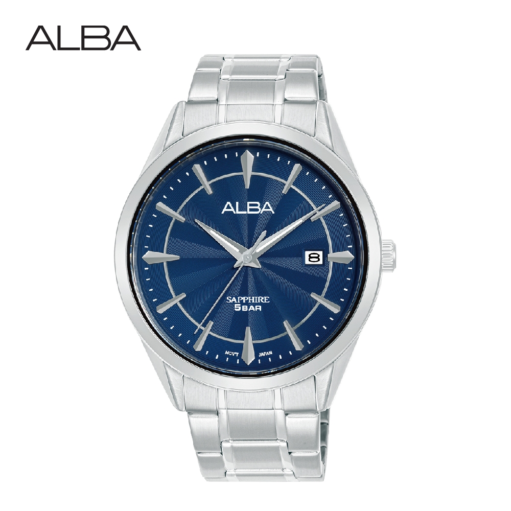 ALBA Prestige Quartz อัลบา นาฬิกาข้อมือ รุ่น AS9S55X ขนาด 41 mm.สีน้ำเงิน