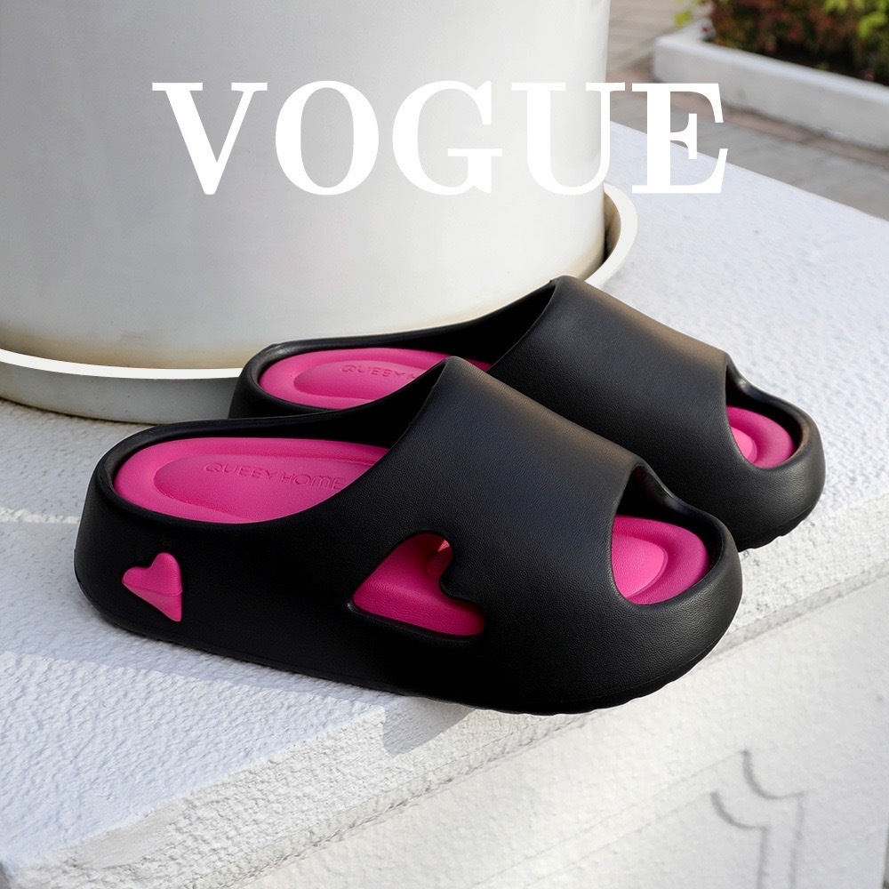 พร้อมส่งจากไทย【TX-8858】  รองเท้าแตะพื้นนุ่มสุดฟินพื้นสูงเจาะรูหัวใจกันน้ำ กันลื่นใส่ง่าย ไม่เจ็บเท้า