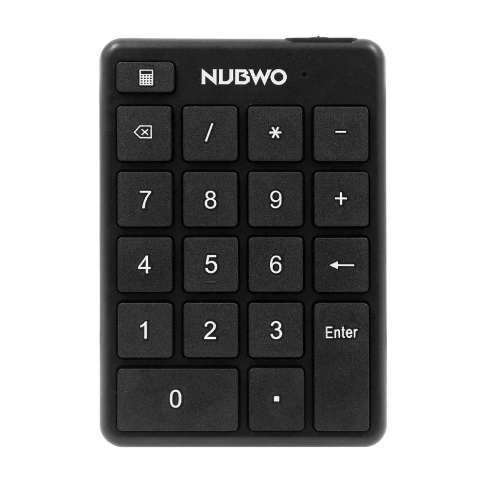 nubwo bluetooth keyboard Numeric NKB111 - แป้นพิมพ์ตัวเลข แป้นพิมพ์ตัวเลขไร้สาย