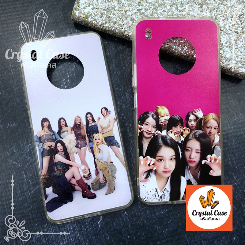 เคสพิมพ์รูปสั่งทำ ตามความต้องการ ดารา นักร้อง ครอบครัว ไอโฟน OPPO ซัมซุง และ Vivo ตัวเคสขอบนิ่มใสด้านหลังแข็ง PC