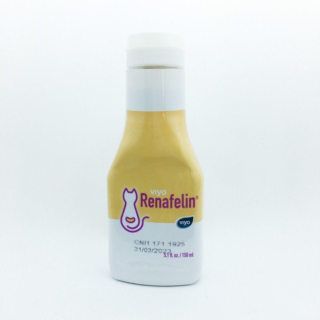 Viyo Renafelin วีโย่ รีนาฟีลิน 1 ขวด ผลิตภัณฑ์บำรุงไตชนิดน้ำสำหรับแมว ขนาด 150 ml
