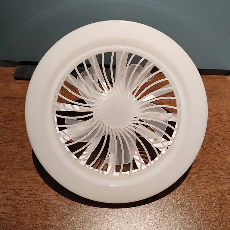 พร้อมรีโมทคอนโทรล โคมไฟพัดลม 3 ระดับ พร้อมหลอดไฟ โคมไฟมีรีโมทตบแ E27 30W LED สําหรับห้องนอน พัดลมติดเพดาน C0110