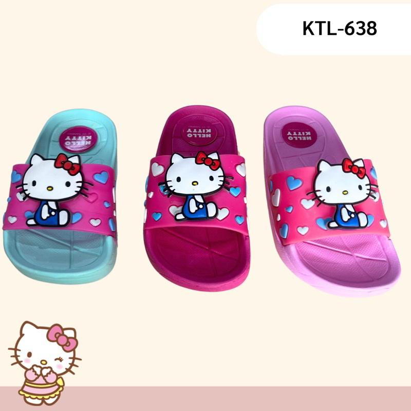 รองเท้าแตะเด็กหญิง มีไฟ Sanrio Hello Kitty ของแท้ ถูกลิขสิทธิ์ คิตตี้