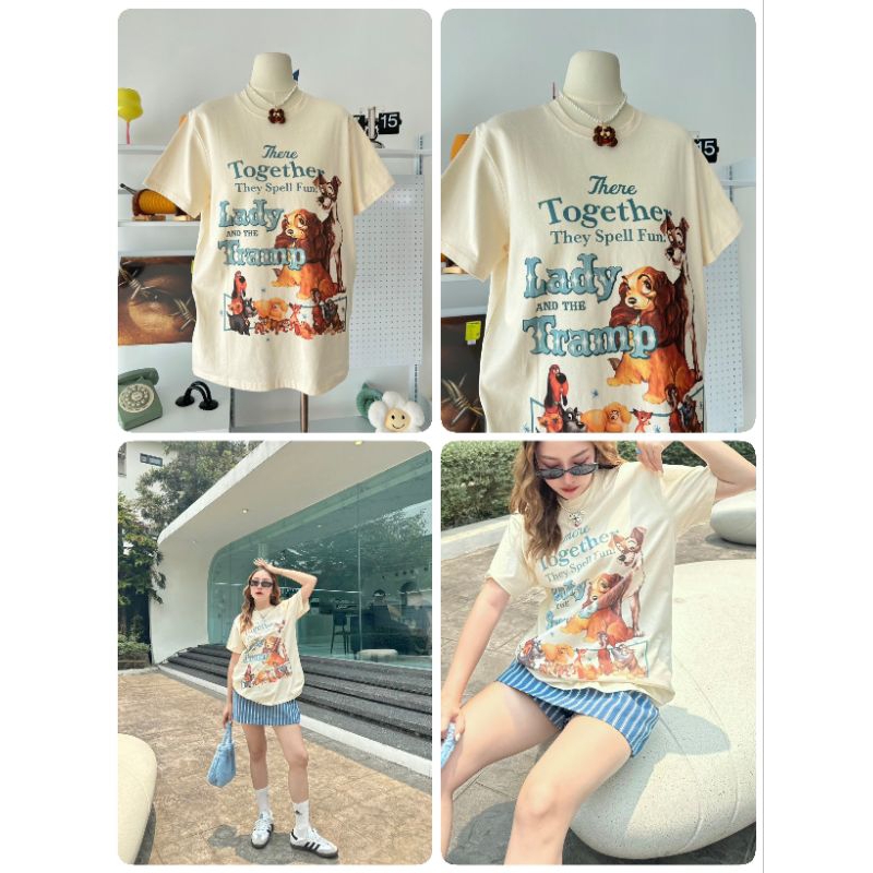 NOTHING HOUSE🏡เสื้อยืดลายเลดี้ TOGETHER