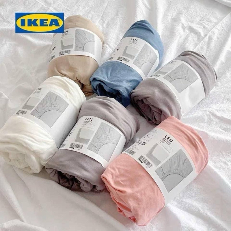 ‼️พร้อมส่ง🇹🇭‼️🍭ผ้าปูที่นอน IKEA5 ฟุต🍭