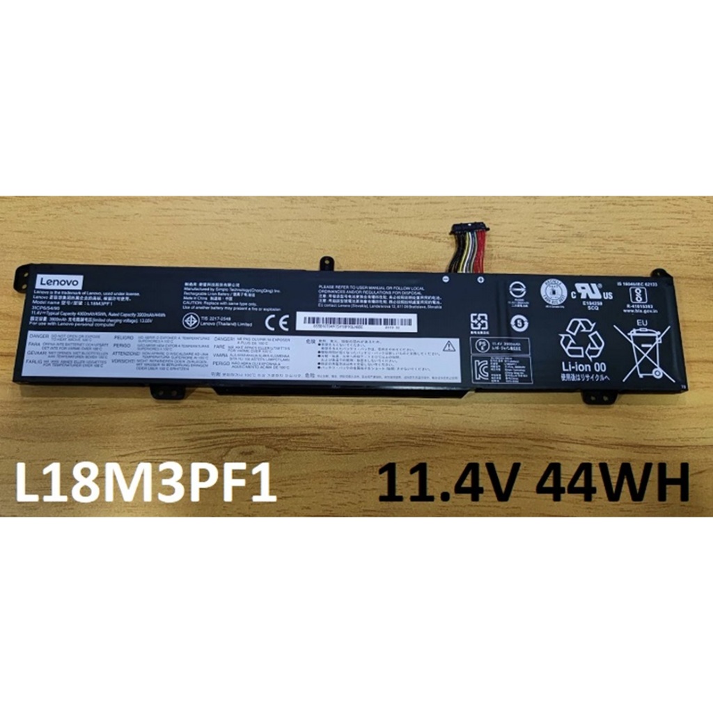 แบตเตอรี่ ของแท้ LENOVO Ideapad L340-15IRH/17IRH Gaming L18C3PF1 L18M3PF1