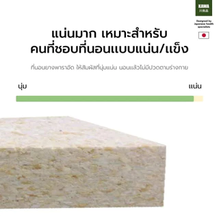 Kawa Mattress ที่นอนยางพาราแน่น แข็งแรง Hybrid รุ่น Fudo ที่นอนยางพาราแท้ 100% ลดอาการปวดหลัง