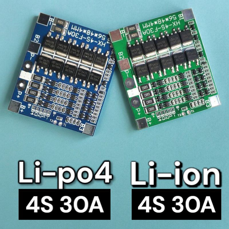XH BMS 4S 30A Li-po4 3.2v / Li-ion3.7v วงจรป้องกันแบตเตอรี่