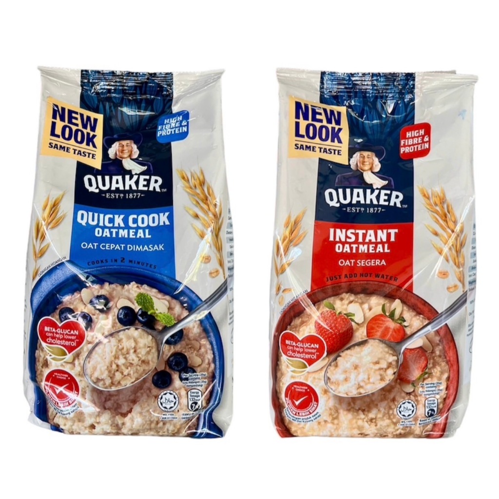 Quaker แควกเกอร์ โอ๊ต ชนิดถุงเติม 300 และ 1 กิโลกรัม