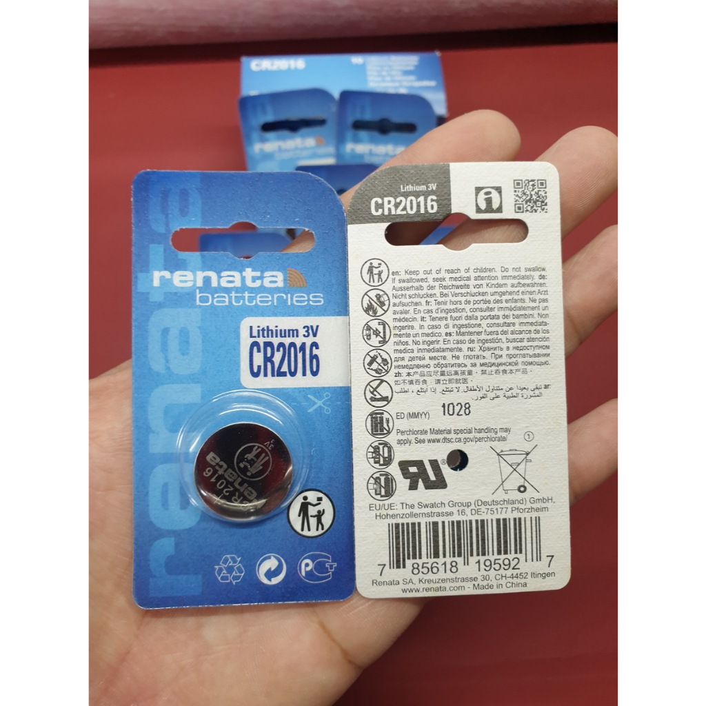 ถ่าน แบตรีโมท Toyota Vios Gen2 2007-2012  แท้ล้านเปอร์เซ็น จากค่าย Maxell Panasonic Murata Renata