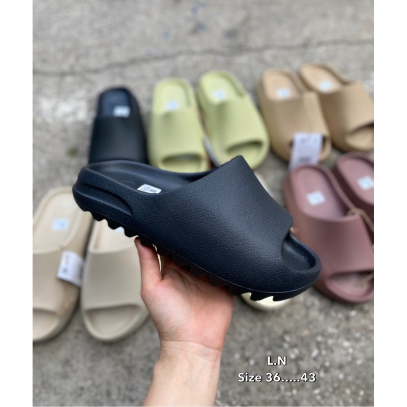 🔥รองเท้าแตะแบบสวม🔥 นิ่ม ใส่สบาย100% ใส่ได้ทั้งผู้ชายและผู้หญิง[36-43]✔️