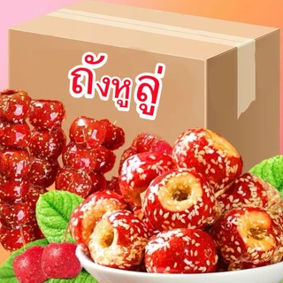 💥ถังหูลู่ แช่เย็นเพิ่มความกรอบ ซานจาเครือบน้ำตาล อร่อย 3-6ชิ้น 冰糖葫芦