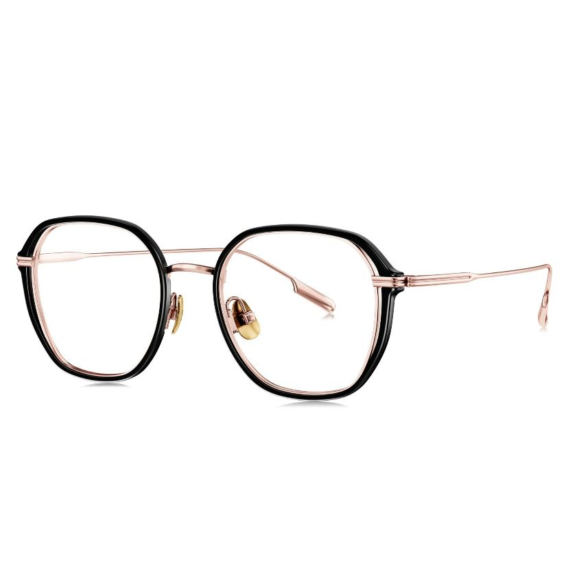 กรอบแว่นสายตา BOLON รุ่น BH6009 B13 SIZE 48 MM. (BLACK-GOLD) (ประกัน 1 ปีจากแบรนด์)