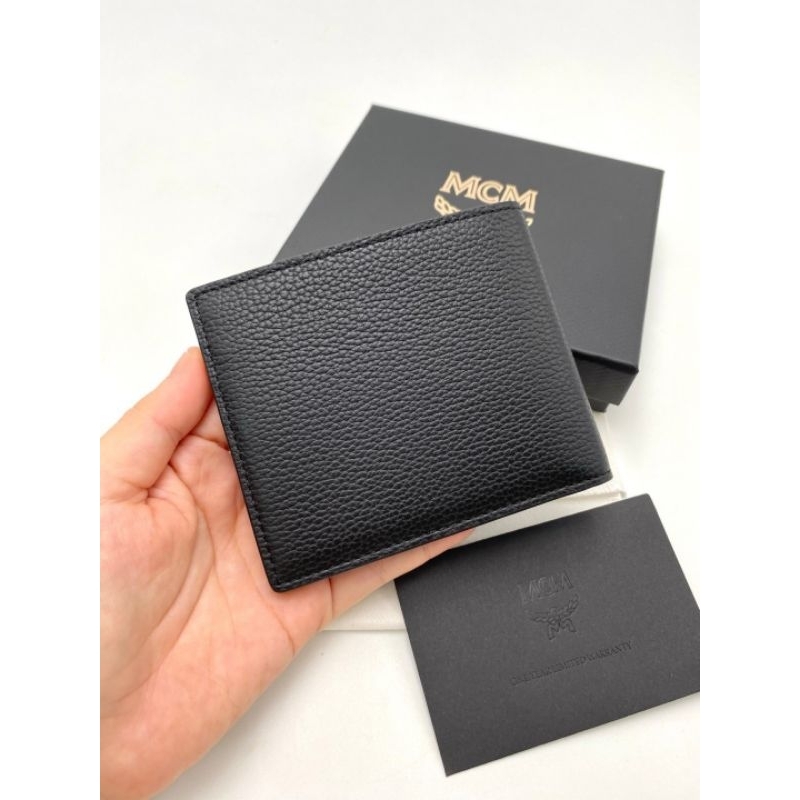 💰กระเป๋าสตางค์ใบสั้น ชาย สีดำ 😎 New Mcm wallet