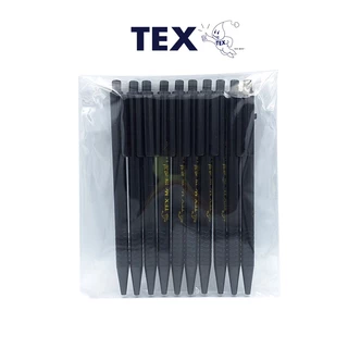 Tex ปากกาลูกลื่นหมึกน้ำมัน เท็กซ์ 1 มม รุ่น MC228 (10 ด้าม)