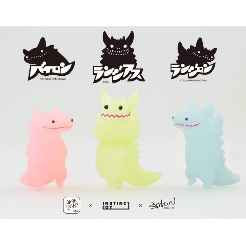 ของใหม่ พร้อมส่งT9G × Instinctoy × Shoko Nakazawa
(Set of 3)
Mini Byron, Mini Rangeron & Mini Rangea