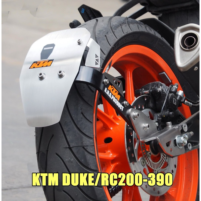 กันดีดKTM200-390 สแตนเลสแท้ mudguard​ stainless steel