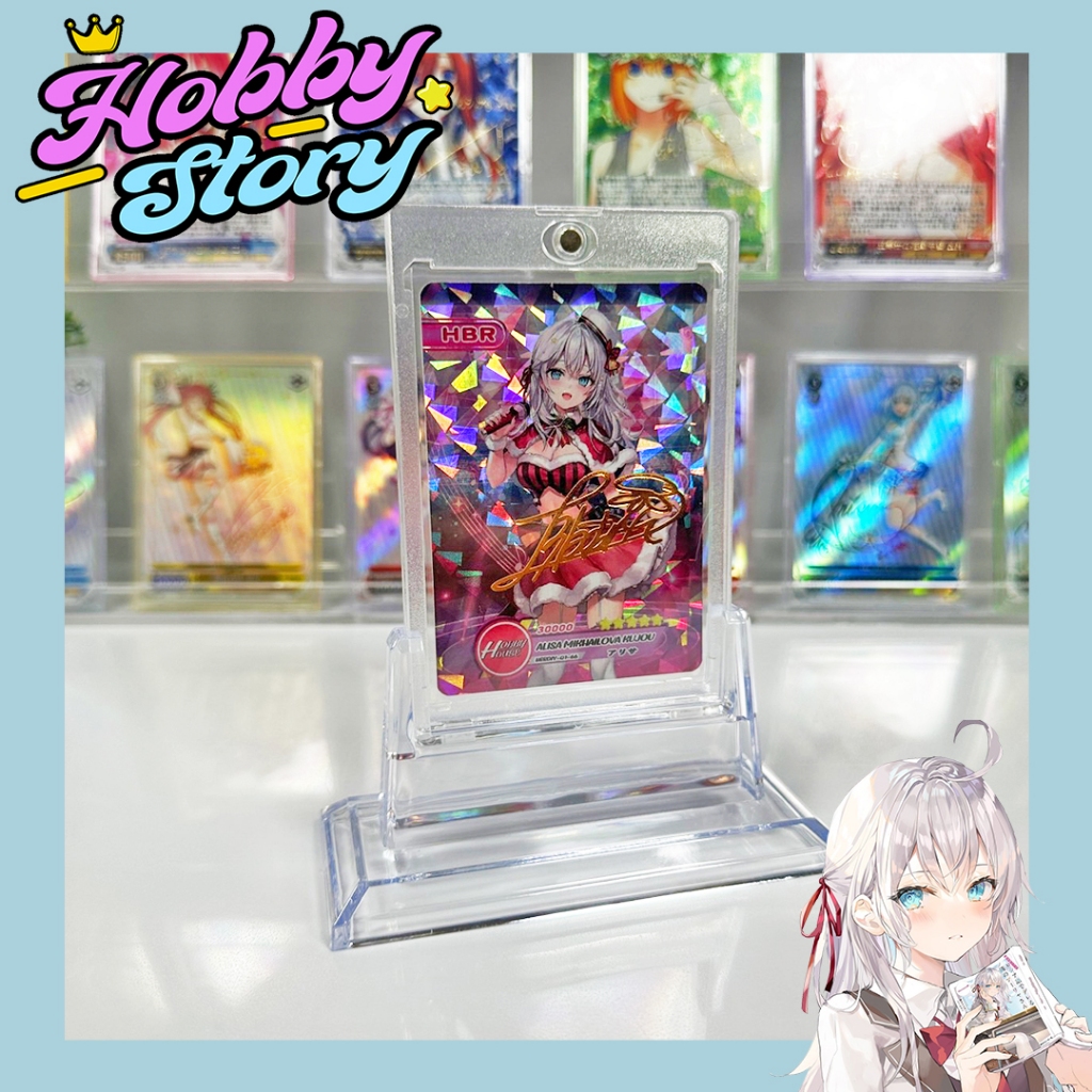 HOBBYSTORY ขาตั้งการ์ด แบบ PSA ขาตั้งการ์ดเกรดสำหรับกรอบแม่เหล็ก ขาตั้งอะคริลิคใส ขาตั้งกรอบแม่เหล็ก