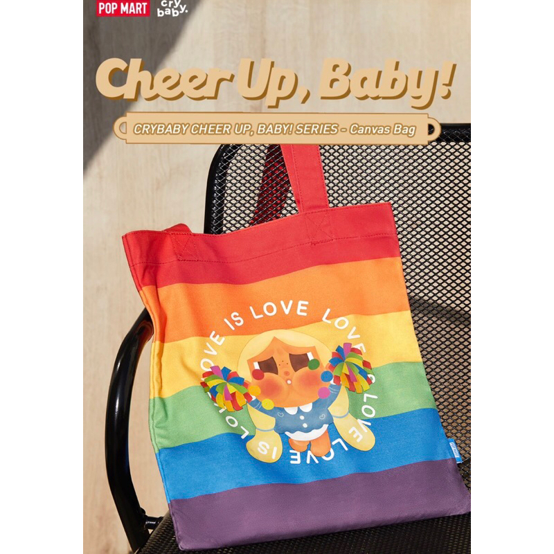 CRYBABY CHEER UP, BABY! SERIES-Canvas Bag (Color Ver./White Ver) พร้อมส่ง กระเป๋าผ้า