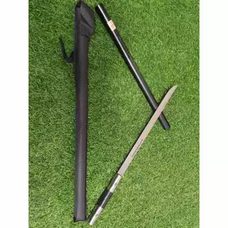 กระบอง มีดสำหรับนักเดินป่าขนาดต่อด้ามได้ 20 นิ้ว กับ 34 นิ้ว BATON SWORD มาพร้อมซองผ้าไนล่อนสีเขียว