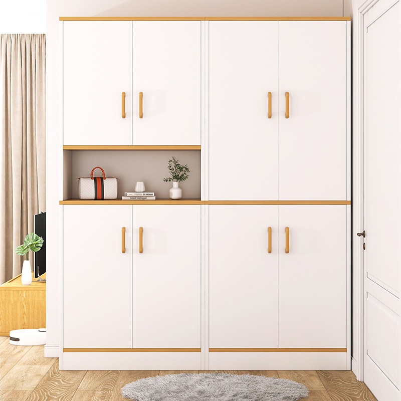 ตู้รองเท้าทรงสูง ตู้รองเท้า ตู้เก็บของ ตู้ไม้ขนาดใหญ่ความจุเยอะ ไม้MDFแข็งแรงทนทาน สินค้าพร้อมส่ง