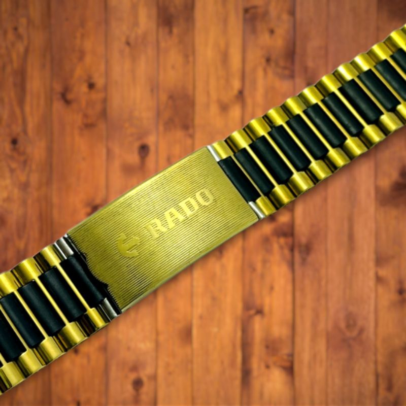 สายเหล็ก Rado Diastar และ Balboa สีดำทองหายาก